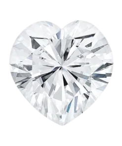 heart cut charles & colvard moissanite