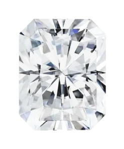 radiant cut charles & colvard moissanite