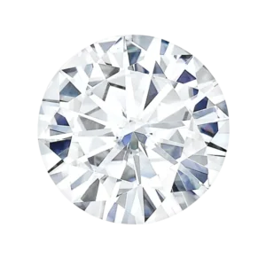 round cut majestic moissanite